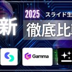 スライド生成AI徹底比較｜資料作成を劇的に効率化する最強ツール5選と選び方ガイド【2025年7月最新】